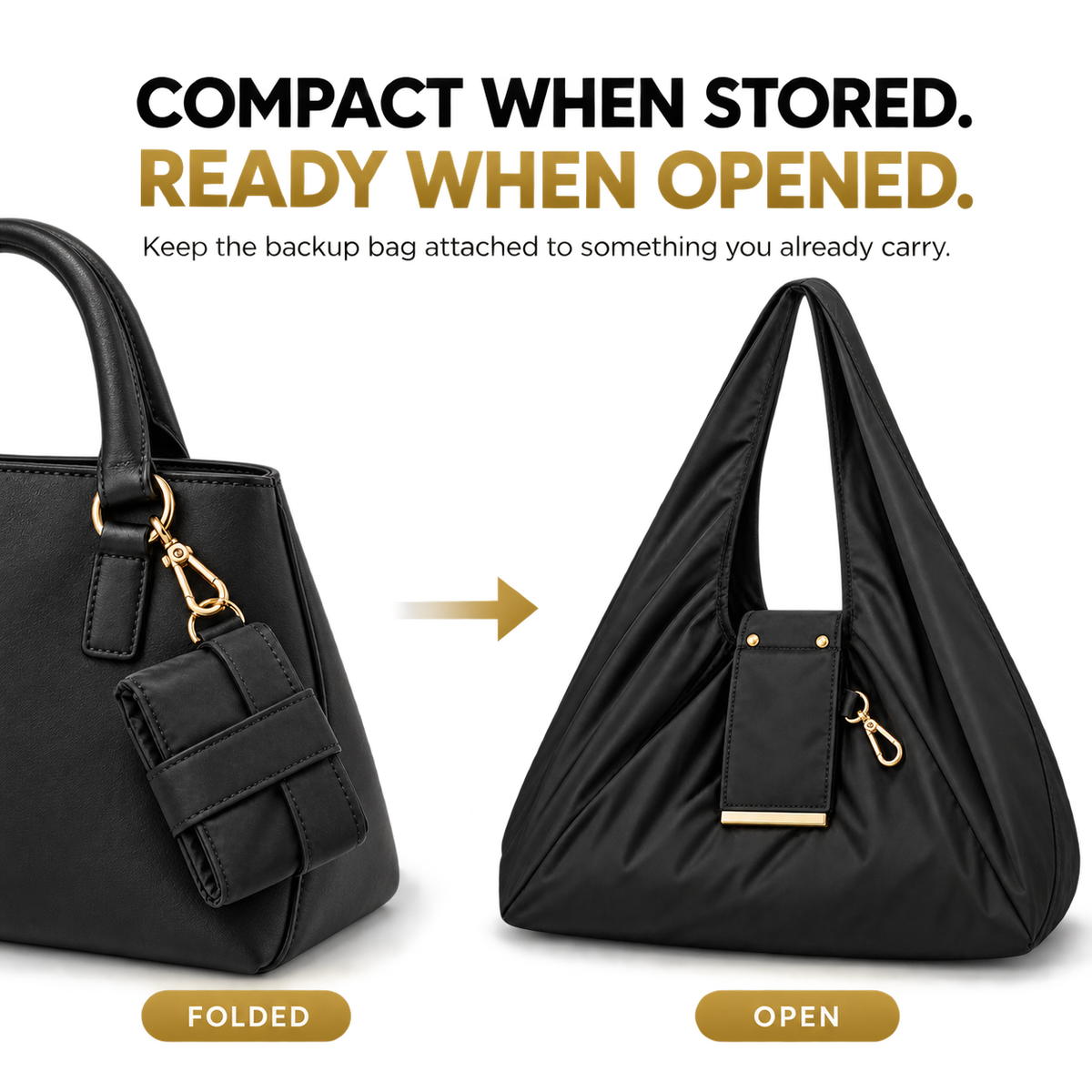 PocketFold folded to open transformation