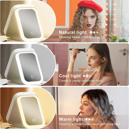 InfinityGlow™ Luxe LED Makeup Vanity | Portable Beauty Case