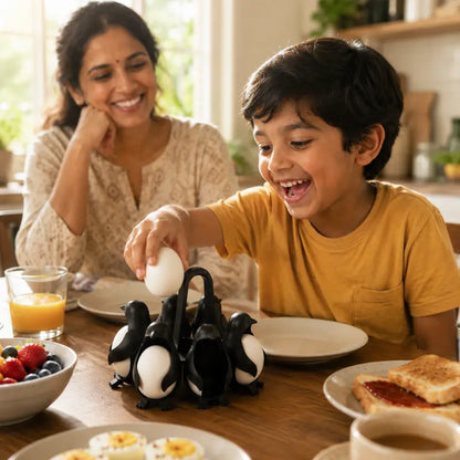 Egguins™ The 6-in-1 Penguin Egg Boiler, Holder & Server