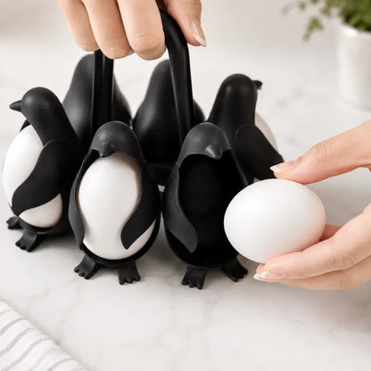 Egguins™ The 6-in-1 Penguin Egg Boiler, Holder & Server